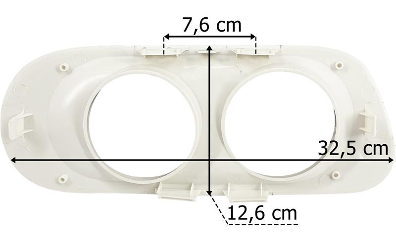 DAF XF105 Bumper Fog Lamp Frame LH