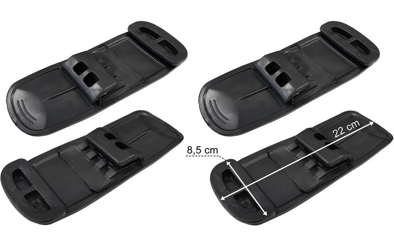 DAF XG XF105 XF106 CF Rubber Mudguard Mount (4 Pcs)