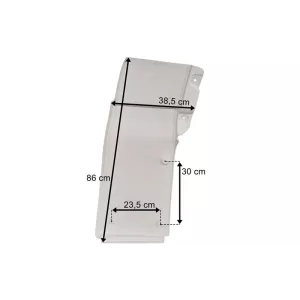 DAF XF106 Upper Cab Spoiler Extension LH