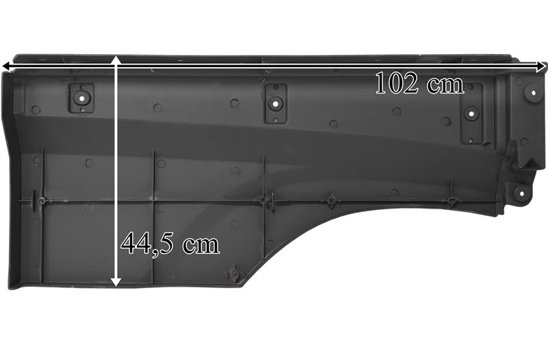 DAF XF106 (2013-) LH Inner Mudguard Extension