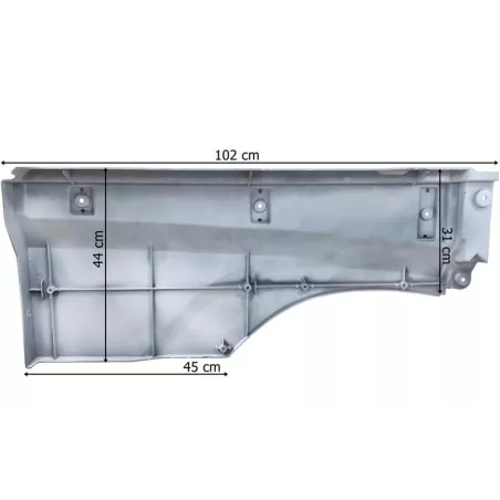 DAF XF106 (2013-) LH Inner Mudguard Extension