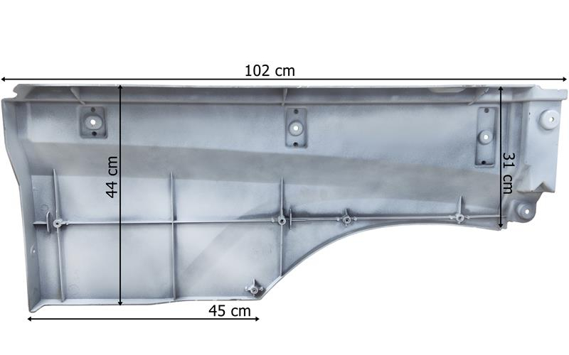 DAF XF106 (2013-) LH Inner Mudguard Extension