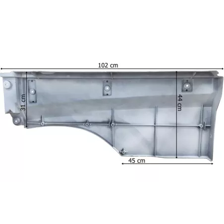 DAF XF106 (2013-) RH Inner Mudguard Extension