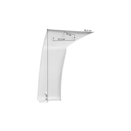 DAF XF106 (2017-) Super Space Cab Upper Cab Spoiler LH Lift