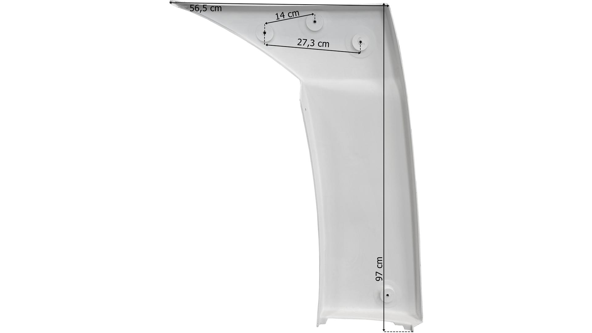 DAF XF106 (2017-) Super Space Cab Upper Cab Spoiler RH Lift