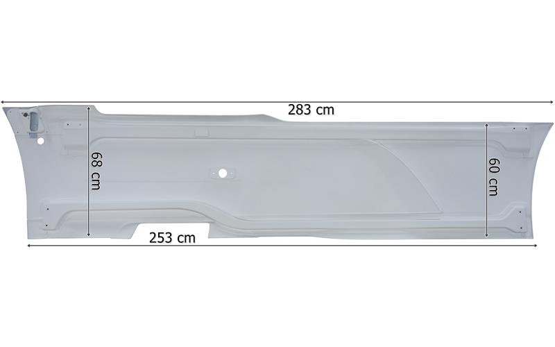 DAF XF106 (2017-) Axle Cover With Cutout RH