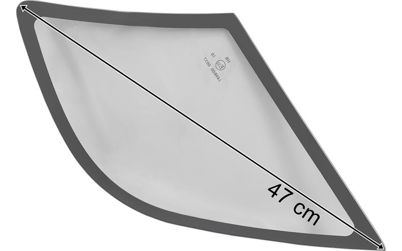 DAF XF105 / XF106 Cristal para Piloto Antiniebla Techo Izq