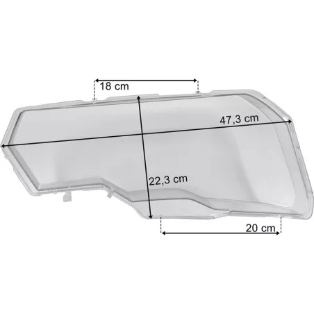 DAF XG / XF / XG+ RH Headlamp Glass