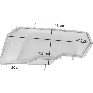 DAF XG / XF / XG+ LH Headlamp Glass
