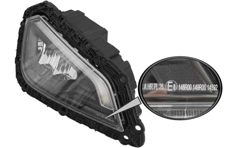 DAF XG / XF / XG+ RH Roof Fog Lamp