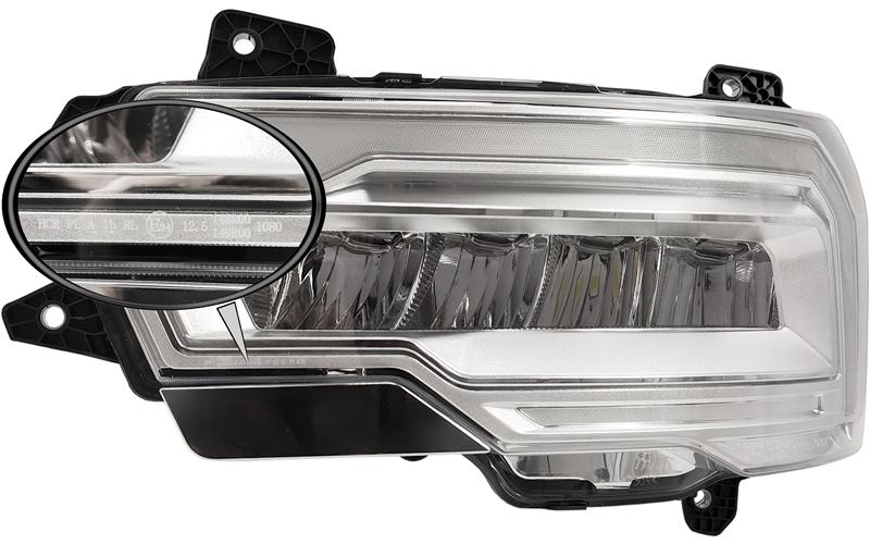 DAF XF / XG / XG+ Headlamp LH Without Fog Lamp (LED, Electrically Adjusted, Without Control Module)
