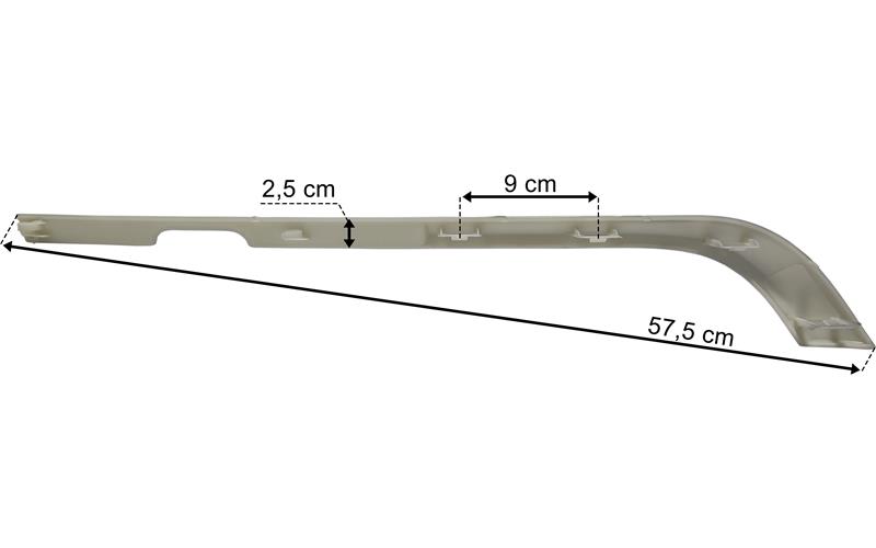 DAF XF106 (2017-) Bumper Strip RH
