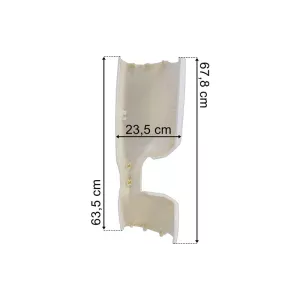 DAF XG+ / XF LH Mirror Cover White