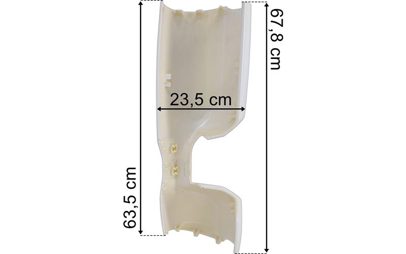 DAF XG+ / XF Tapa del Espejo Retrovisor Blanca Izq