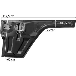 DAF XF (2021-) Extension de Porte Droite