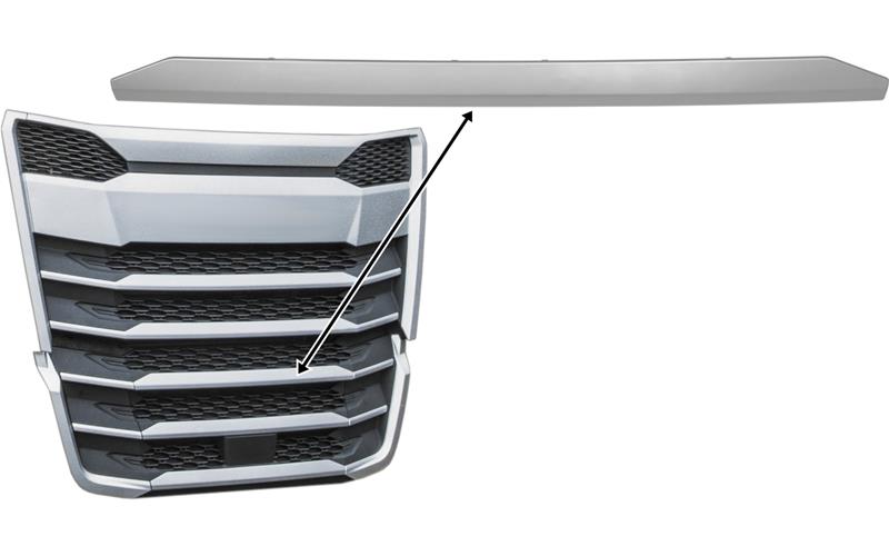 DAF XF / XG (2021-) Upper Lower Grille Trim