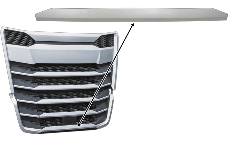 DAF XF / XG (2021-) Lower Lower Grille Trim
