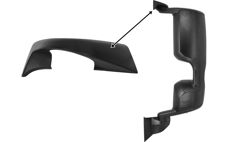 DAF XG+ / XF LH Mirror Arm Cover Top