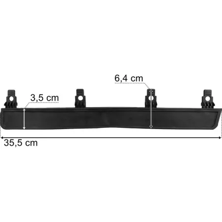 DAF XF / XG (2021-) RH Bumper Under Cover Gum