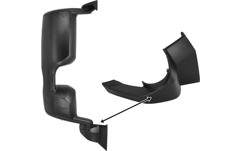 DAF XG+ / XF RH Mirror Arm Cover Bottom