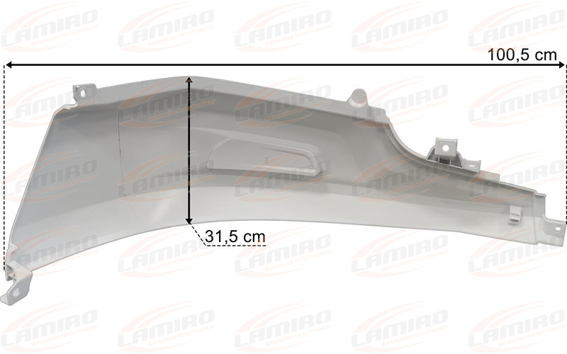 DAF XG / XG+ Paragolpes sin Agujero para Piloto Antiniebla Izq