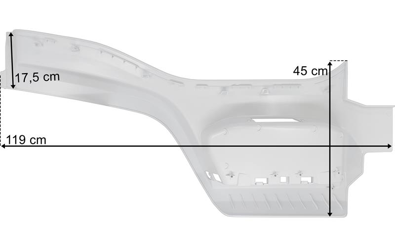 DAF XF (2021-) Upper Step Cover LH