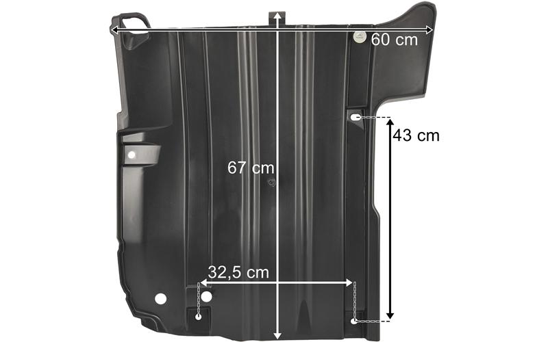 DAF XF (2021-) LH Front Cab Mudguard