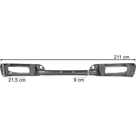 DAF LF Euro6 Bumper With Fog Lamp Hole