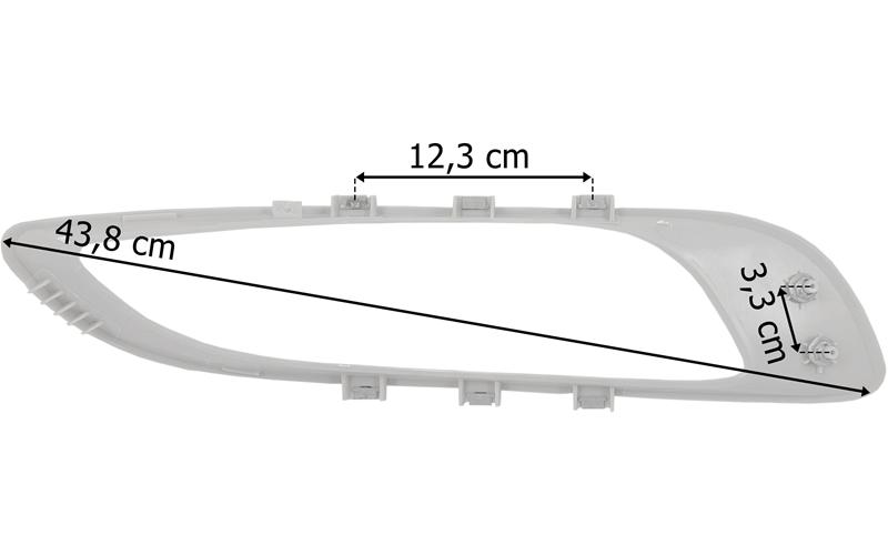 DAF LF 45 / 55 Euro 6 Osłona / Ramka Halogenu Lewa