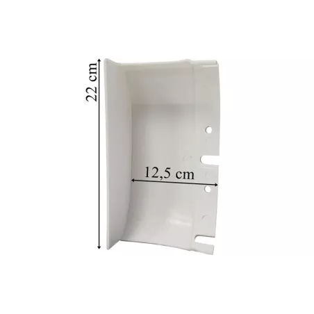 DAF LF45 / LF55 Euro6 Cache d'extremite de Pare-chocs Gauche (Blanche)