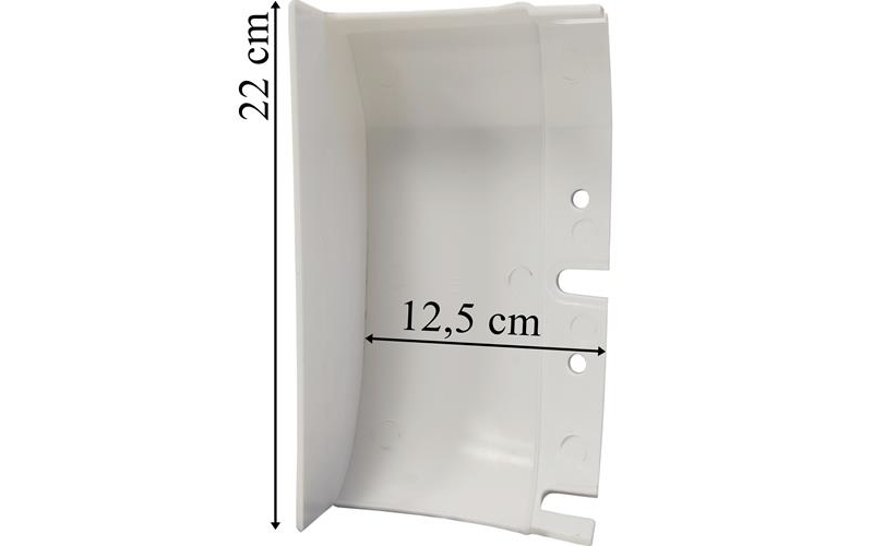 DAF LF45 / LF55 Euro6 Bumper End Cover LH (White)