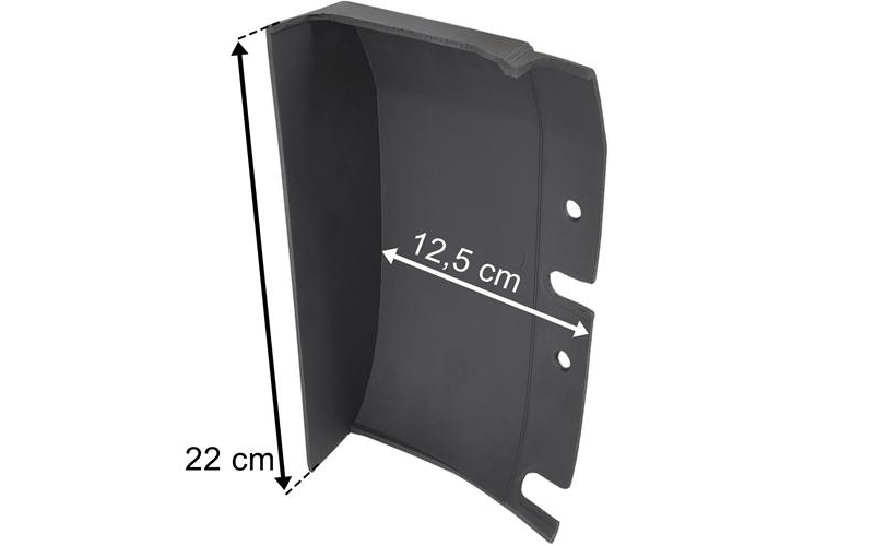 DAF LF45 / LF55 Euro6 Cache d'extremite de Pare-chocs Droit (Gris)