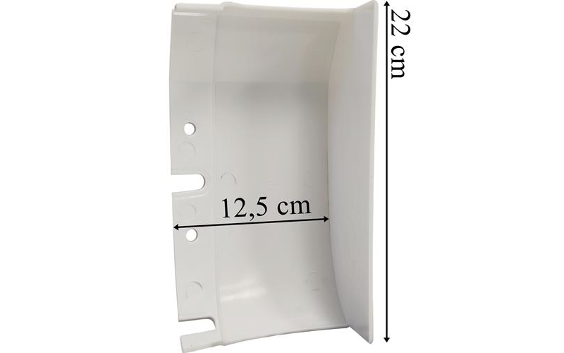 DAF LF45 / LF55 Euro6 Cache d'extremite de Pare-chocs Droit (Blanc)