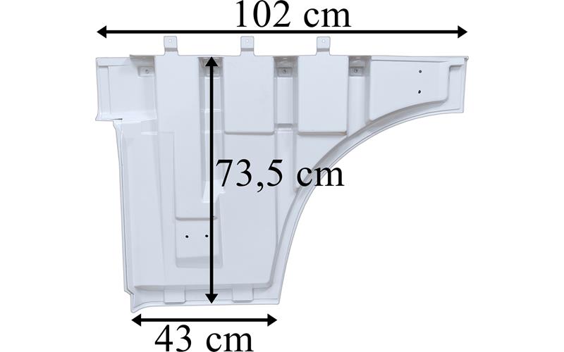 DAF XF Door Extension RH