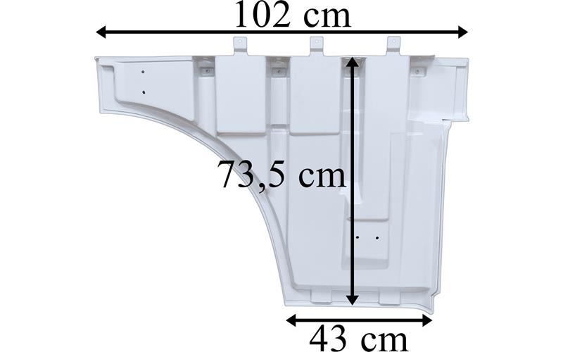 DAF XF Door Extension LH