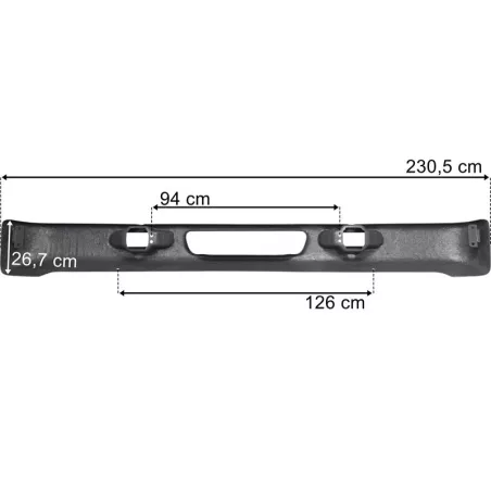 DAF ATI 65 / ATI 75 Front Bumper