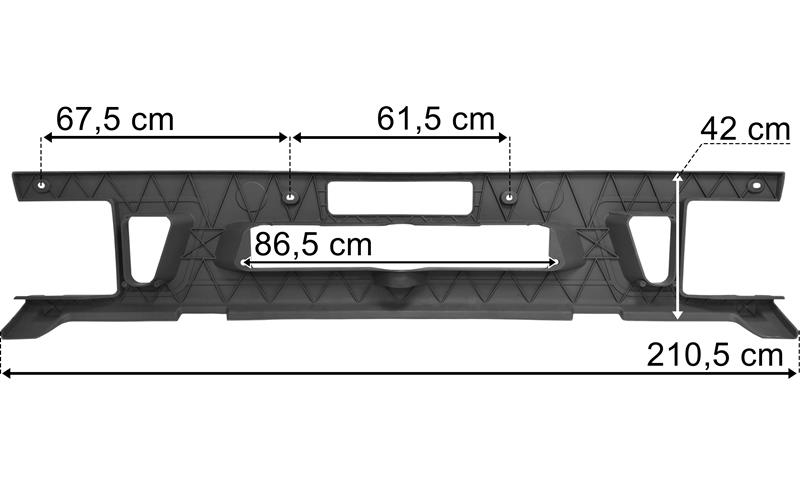 DAF 95 ATI Stoẞstange Mitte