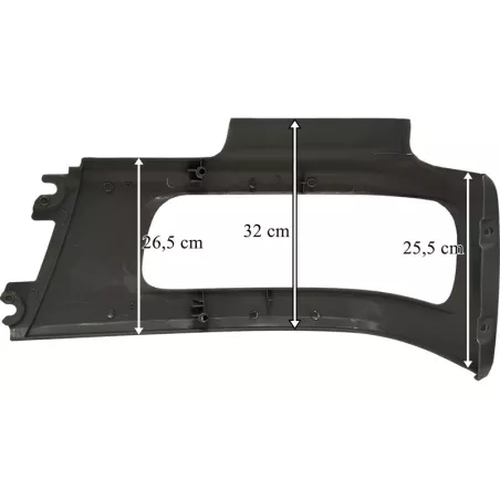 DAF CF65 CF75 Ecke Stoẞstange Blende Scheinwerfer Rechts Grau