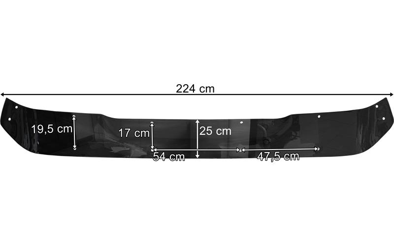 DAF CF 65 / CF 75 / CF 85 High Roof Sun Visor
