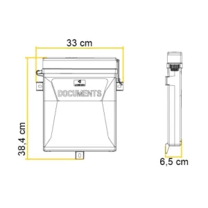 Container / Box For Customs Documents Lokhen Briky 330x65x384