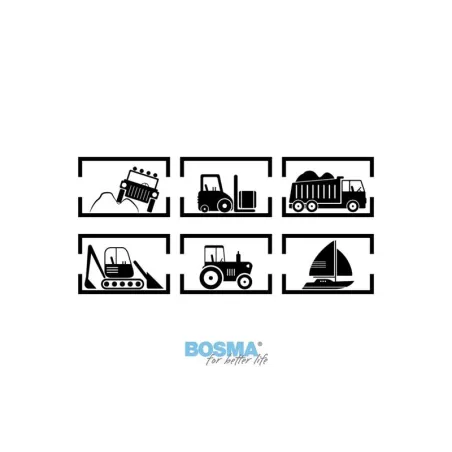 Bosma Work Light Square 9xLED 12 / 24V 27W 1600 LM Flood
