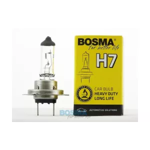 BOSMA AMPOULE 12V 55W H7 PX26D LONGUE DURÉE DE VIE HAUTE PERFORMANCE