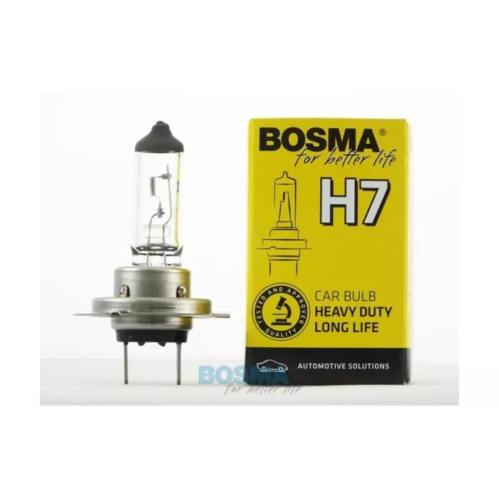 Bosma Bulb 12V 55W H7 PX26D Long Life Heavy Duty