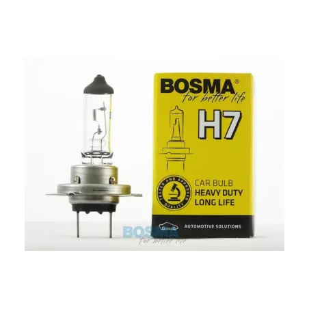Bosma Bombilla 12V 55W H7 PX26D Larga Duración Resistente