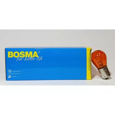 Bosma Bombilla 24V 21W BA15S 25x47 Naranja