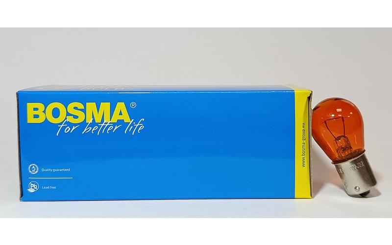 Bosma Bombilla 24V 21W BA15S 25x47 Naranja