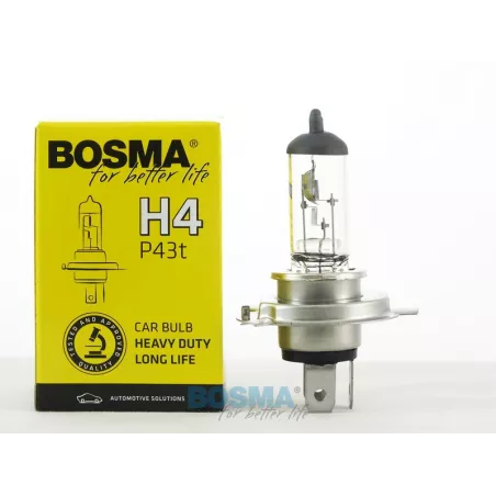 Bosma Bombilla H4 12V 60 / 55W P43t Larga Duración