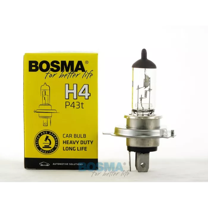 Bosma Bombilla H4 24V 75 / 70W P43t Larga Duración