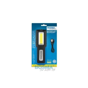 Bosma Linterna LED de Bolsillo 350 LM Recargable USB