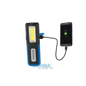 Bosma Linterna LED de Bolsillo 350 LM Recargable USB